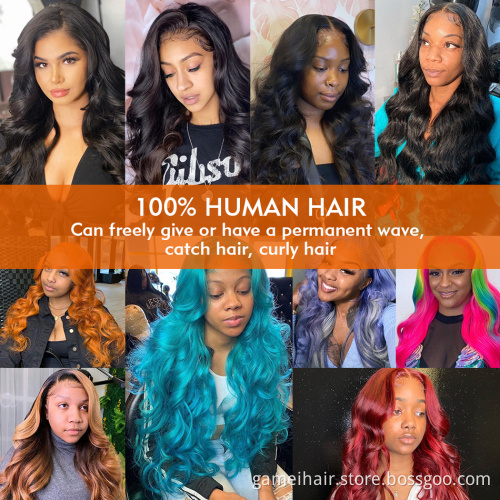 GMwigs Best 13 x 4 ear-to-ear front lace 150% 180% density raw Brazilian virgin  human hair wigs